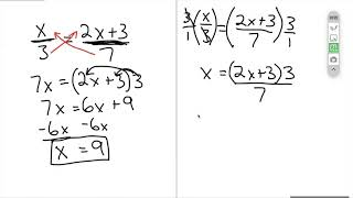 Why do we cross-multiply in math?