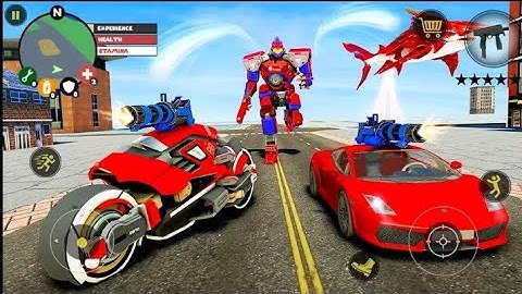 Shark Robot Transformation | Android ios Gameplay | Chari Games