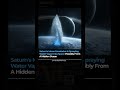 Saturn's Moon Enceladus Is Spraying Water Vapor Into Space Possibly #hoax #space #nasa #spacex