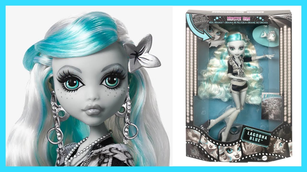 LAGOONA BLUE Monster High Reel Drama Doll muñeca boneca poupee bambola  kukla puppe 