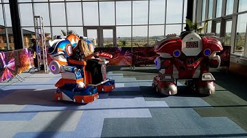 CyborBot Battling Laser Tag Robot Rentals by Castle Party Rental Chicago