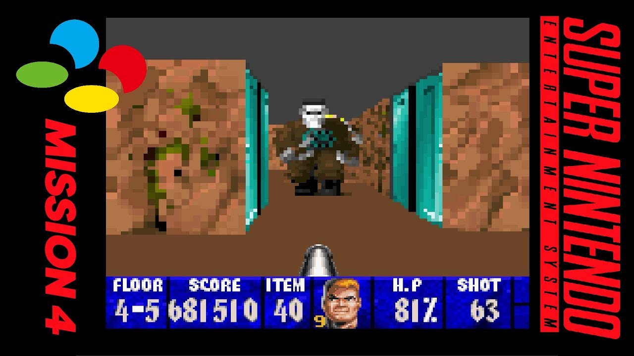Wolfenstein 3D - Mission 4 (1994) [SNES]