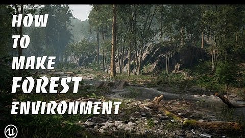 How to create forest environment in Unreal Engine | 10 STUDIO