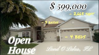 Обзор дома в США за $599,000 | Жизнь в Америке | Open House Land O Lakes Florida