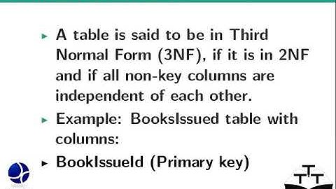 Design Refine Database Design and Normalization Rules - Manipuri