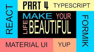 Customize Material UI Theme! [Easy Stylish Form Using Material UI + React TS + Formik + Yup 4/4]