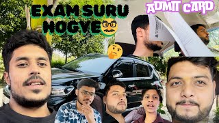 Exam Start Hogye Hain🥸| Finally Admit Card Bhi Leliya😄 #vlog #youtube