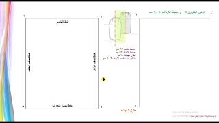 رسم النموذج الأساسي للجونلة الصف الأول عام مهني مزدوج