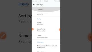 Google Contacts App Short screenshot 4