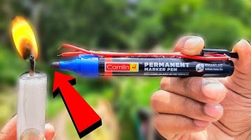 5 Amazing Permanent Marker Tricks || Science Experiment With Marker #scienceexperiment