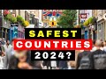 10 safest countries in the world 2024