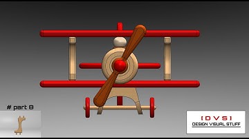 Toy aeroplane design part 8 using solid works