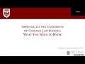 Applying to the university of chicago law school what you need to know