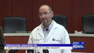 Watch live: Clark County officials discuss 2 new coronavirus cases