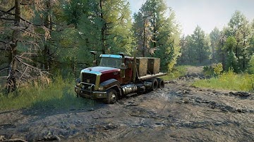 Radioactive Fossils | transport the Secure Container in Drowned Lands | snowrunner