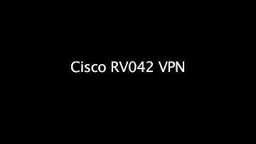 How to build your own cloud (part 4/3) - Cisco RV042 VPN tunnels