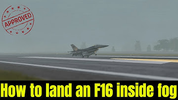 Dcs World 2.5.6 - How to land an F16 using ILS - [Advanced]