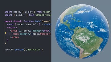 How to import a 3D model into React application using React Three Fiber