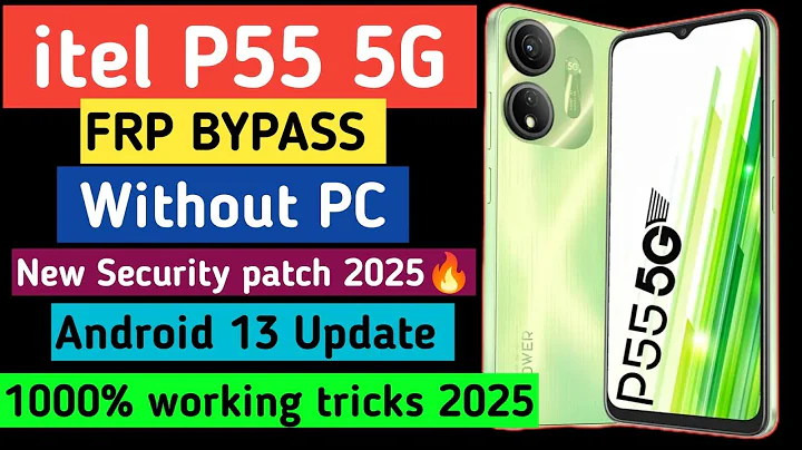 itel P55 5G FRP Bypass Android 13 (No PC) | P661N Latest 2025 Trick!
