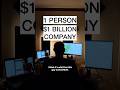 $20k to $1B | 1 guy + AI