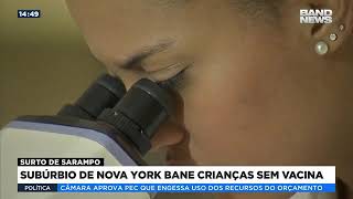 Subúrbio De Nova York Bane Crianças Sem Vacina Subúrbio De Nova York Bane Crianças Sem Vacina