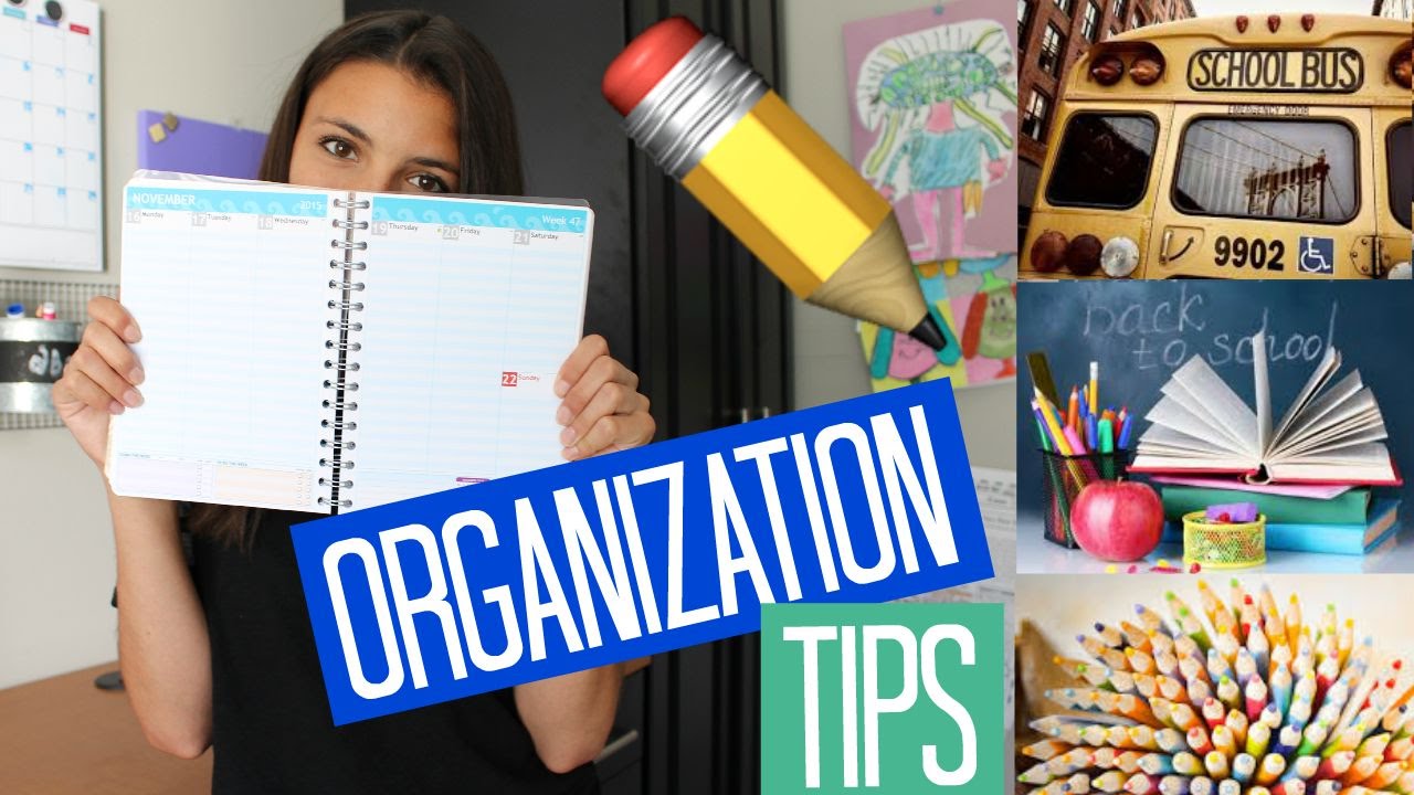How To Stay Organized for Back To School! Tips and Tricks YouTube