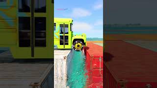 Truck vs Speed bumps | BeamNG Drive  #shortvideo #beamngdrive #simulation #india #truck #speedbump