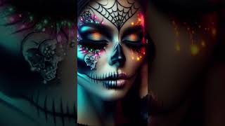 HALLOWEEN NEON make up # neonmakeup #halloween #blackpink #블…
