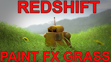 Redshift Paint FX Grass Tutorial