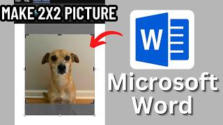 How To Make 2x2 Picture In Word - Resize Photo 2x2 in Microsoft Word