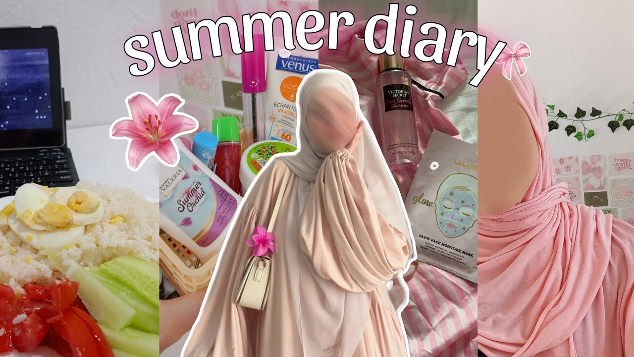 روتيني في العطلة الصيفية 🌞 | my summer diary 🌺 | يومياتي في فصل الصيف 🦋