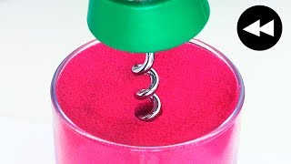 12 Best Satisfying Kinetic Sand Reverse Video Ideas - Things That Look Cool Backwards
