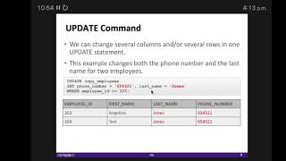 [Week-9] Database Technologies: Oracle APEX SQL Inner join Outer Join