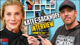 Katee Sackhoff INTERVIEW Katee talks new podcast and if she has spoke to Filoni and Favreau.