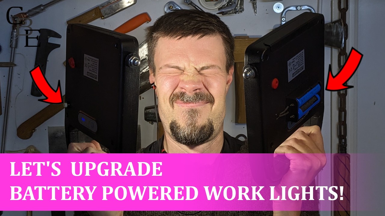 Let's upgrade battery powered work lights!