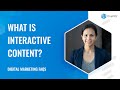 What is interactive content  digital marketing faqs