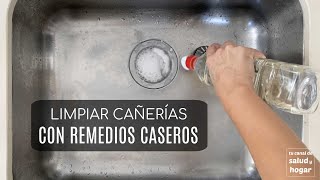 Limpiar cañerías con bicarbonato y vinagre - Remedios caseros