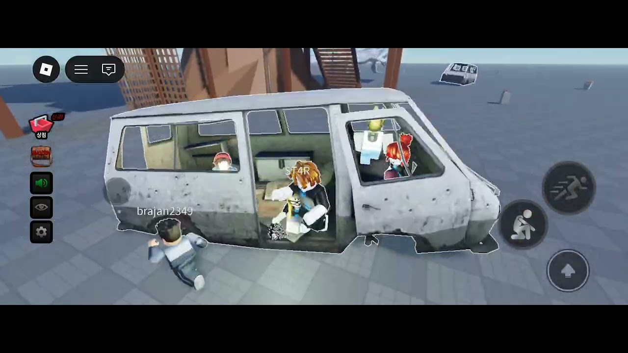 엔즈카이-리우 미믹 테스트 이라는 게임 1일차! 어떤 용같은 괴물을 발견했어요! 😱 과연 왜 자동차 위에는 못잡아먹는 걸까요?