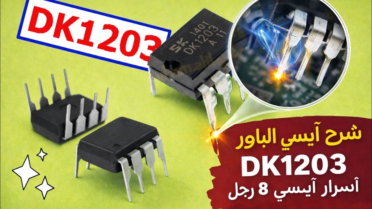 شرح آيسي الباور DK1203 🔥 أسرار آيسي 8 رجل وتشخيص أعطاله عمليًا