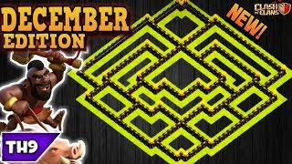 NEW TOWN HALL 9 FARMING/TROPHY BASE 2017! TH9 HYBRID DARK BASE WITH REPLAYS(No CC)!-CLASH OF CLANS