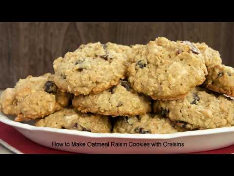 How to Make Oatmeal Raisin Cookies with Craisins