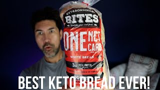 Extraordinary Bites Low Carb Keto Bread Review | with Blood Glucose Readings | Best KETO Bread Ever?