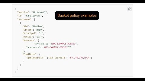 AWS S3 bucket ip address based permissions