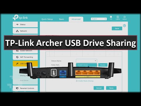 TP-Link Archer USB Sharing and Security Settings (USB SHARE)