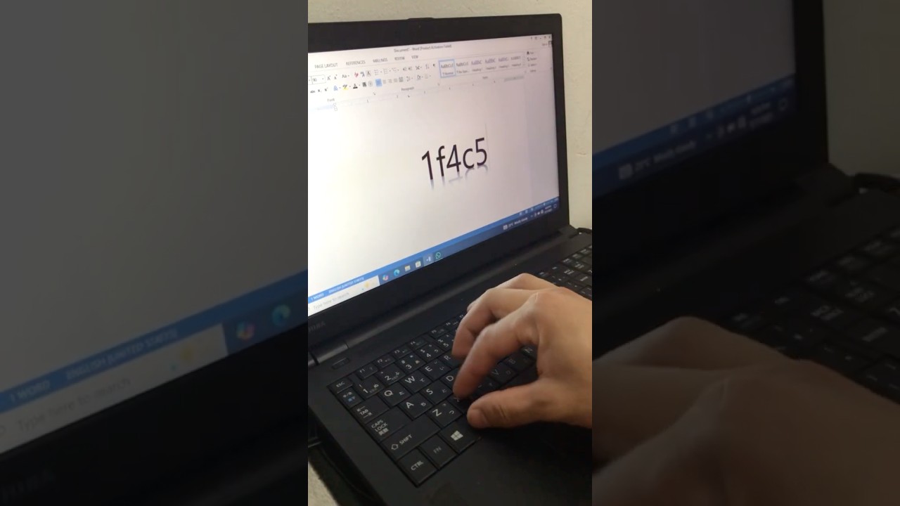 How to Insert Calendar Symbol in Word using Alt + X | Unicode Trick!