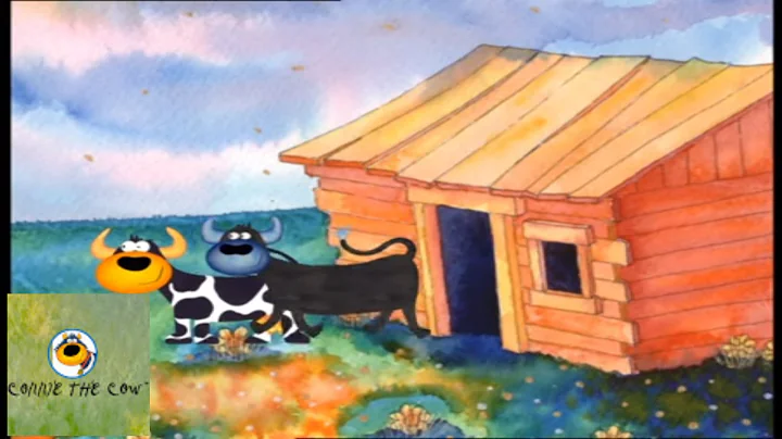 A curious butterfly - Connie the Cow