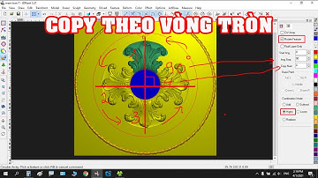 Jdpaint - Lệnh Copy Theo Vòng Tròn