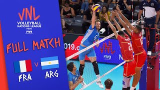 France  Argentina  Full Match | Men’s Volleyball Nations League 2019