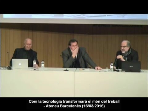 Vídeo: Afrontar el treball: tecnologia i finalitat. Materials de cara