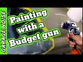 How to do paint repair on your car using a budget paint gun. auto body repair,Astro euro pro he